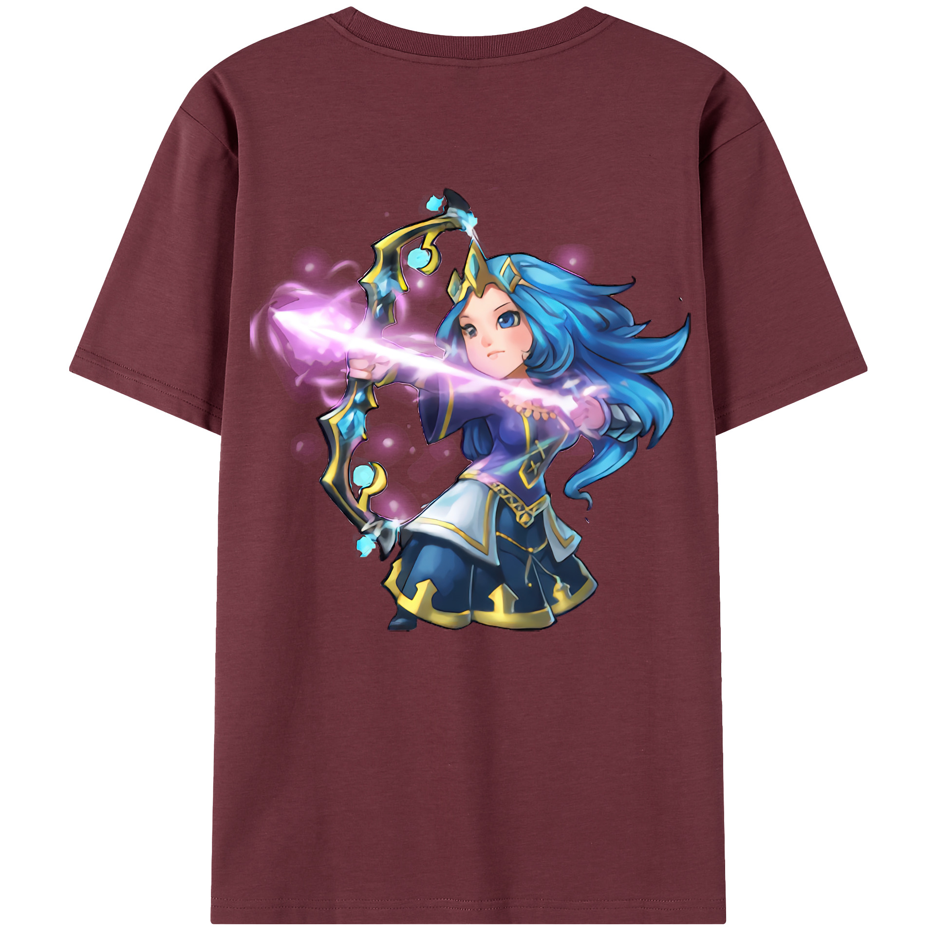 リーグ・オブ・レジェンド League of Legends LOL 綿100％半袖Tシャツ（背面プリント）
